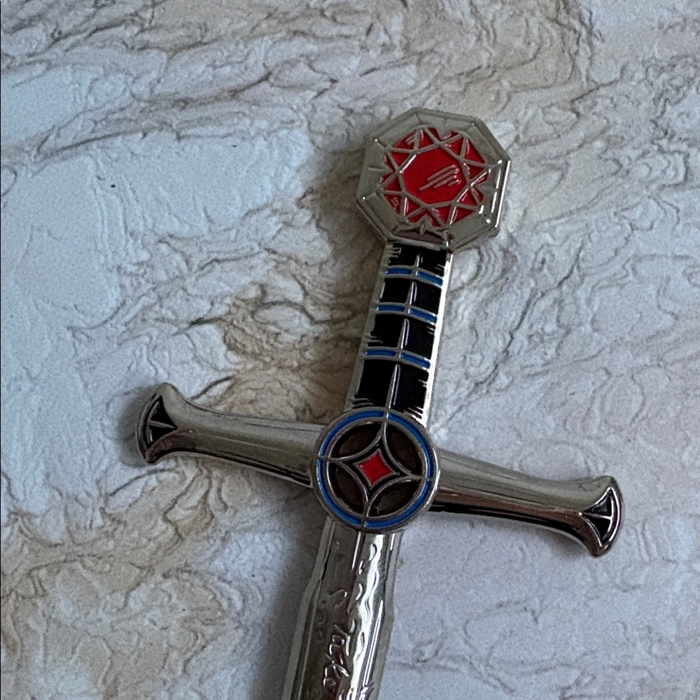 Miniature Excalibur Sword Replica with Black Pouch - Picture 2 of 4